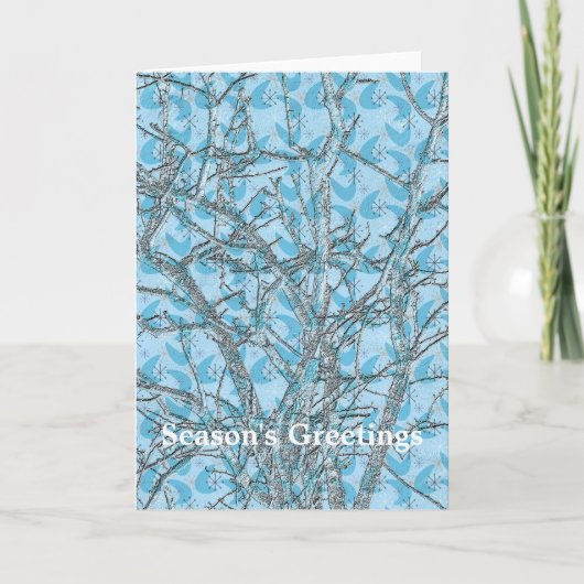 DER CHRISTMAS-BAUM FEIERTAGSKARTE (Vorderseite)