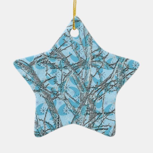 DER CHRISTMAS-BAUM KERAMIKORNAMENT (Vorne)