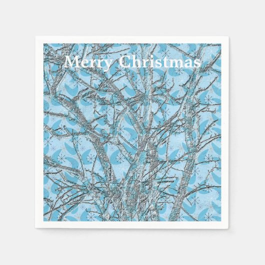 DER CHRISTMAS-BAUM SERVIETTE (Vorderseite)