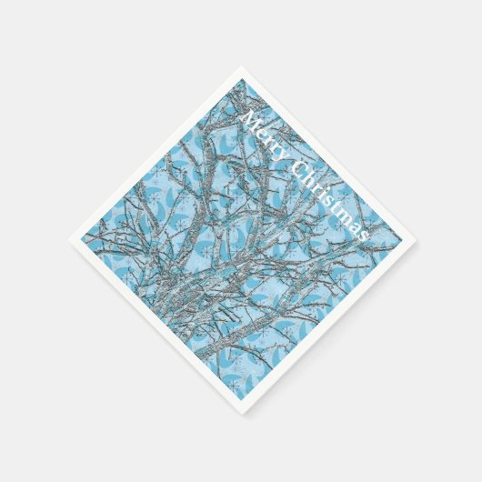 DER CHRISTMAS-BAUM SERVIETTE (Ecke)