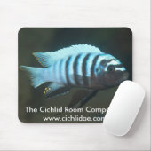 Der cichlid-Raum-Begleiter - Metriaclima Zebra Mousepad (Mit Mouse)