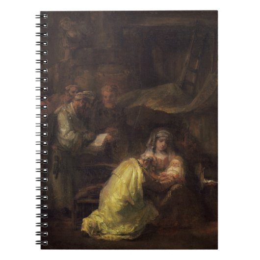 Der Circumcision, 1661 (Öl auf Leinwand) Notizblock (Vorderseite)