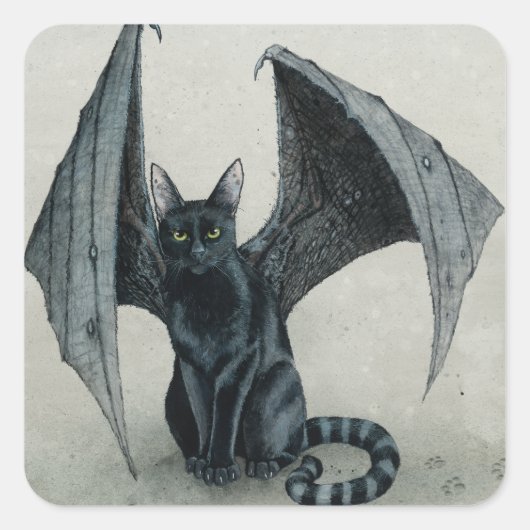 Der City Battycat Sticker (Vorderseite)