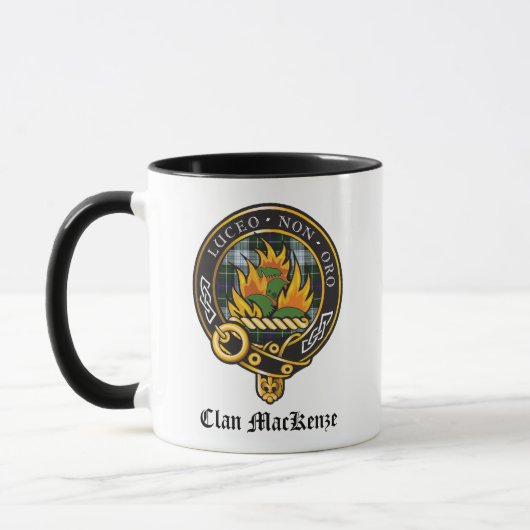 Der Clan-Mackenzie-Wappen Tasse (Links)
