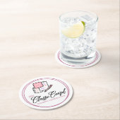 Der Classic Coord  Runder Pappuntersetzer (Vor Ort)