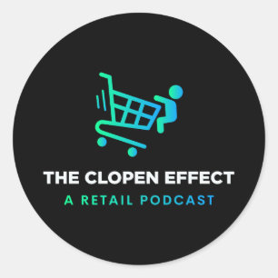 Der Clopen-Effekt - Klassischer Rundaufkleber Runder Aufkleber