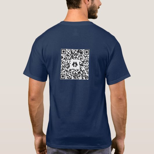 Der Clopen-Effekt QR-Code Sweatshirt-T - Shirt (Rückseite)