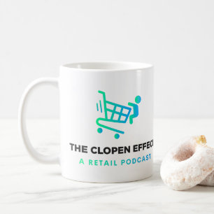 Der Clopen-Effekt - Zwei-Tone-Tasse für das Schwar Kaffeetasse