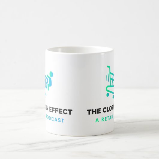 Der Clopen-Effekt - Zwei-Tone-Tasse für das Schwar Kaffeetasse (Mittel)