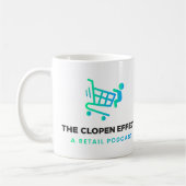 Der Clopen-Effekt - Zwei-Tone-Tasse für das Schwar Kaffeetasse (Links)