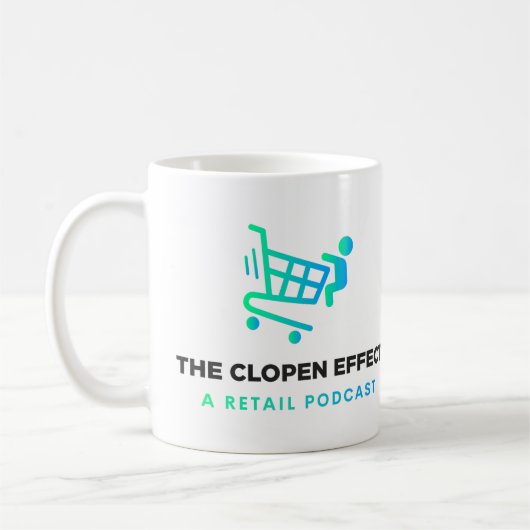 Der Clopen-Effekt - Zwei-Tone-Tasse für das Schwar Kaffeetasse (Links)