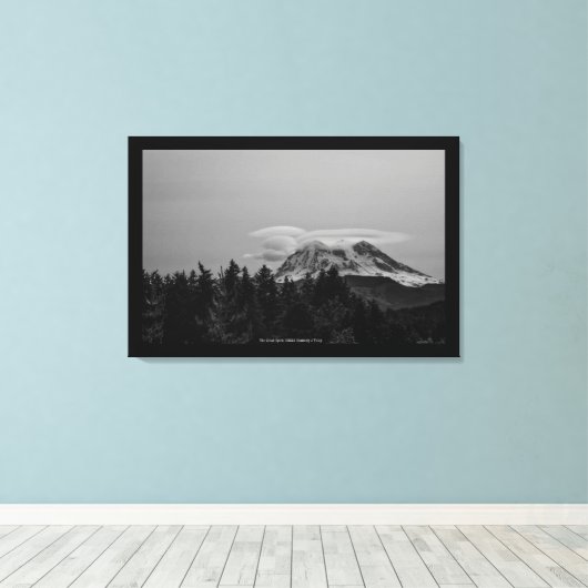 Der Cloud Spirit Leinwanddruck (Insitu (Holzboden))