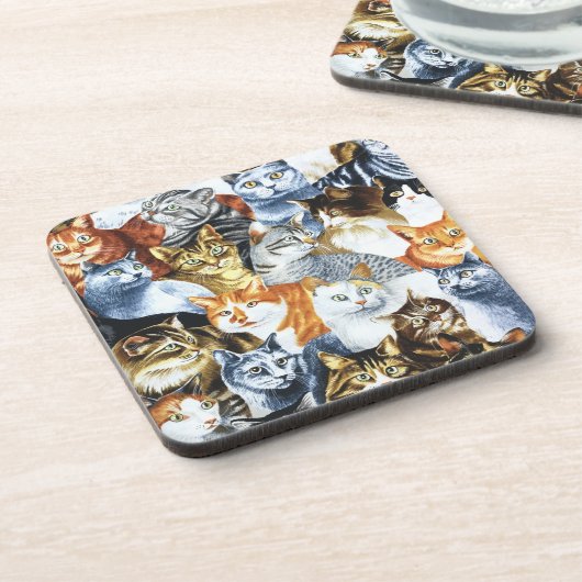 Der Clowder von CATS Getränkeuntersetzer (Linke Seite)