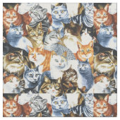 Der Clowder von CATS Stoff (Nahaufnahme)