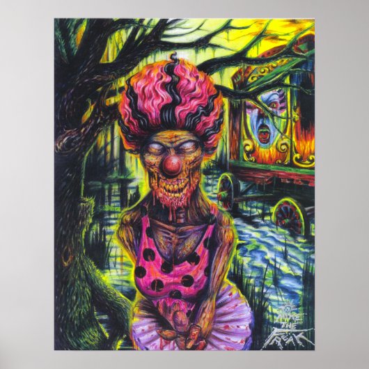 Der Clown - Drucken Poster (Vorne)