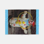 Der Clown Fleecedecke (Vorderseite (Horizontal))