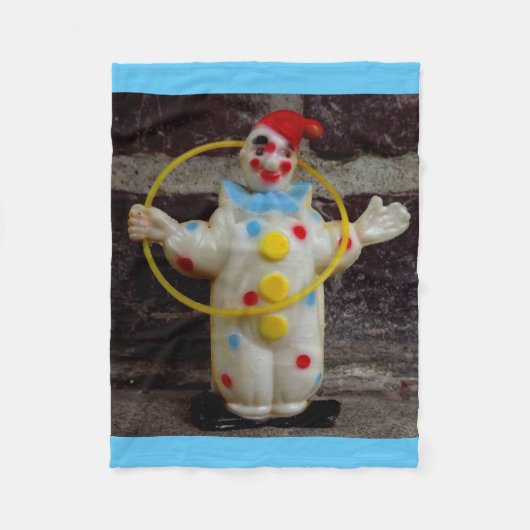 Der Clown Fleecedecke (Vorderseite)
