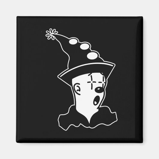 Der Clown-Geist überraschte  Magnet (Vorne)