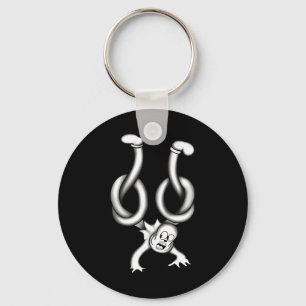 Der Clown-Geist verdreht Schlüsselanhänger