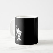 Der Clown Ghost Magic Tanz Kaffeetasse (Vorderseite Links)