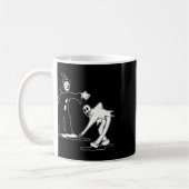 Der Clown Ghost Magic Tanz Kaffeetasse (Links)