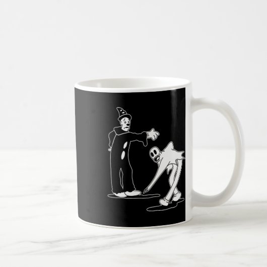 Der Clown Ghost Magic Tanz Kaffeetasse (Rechts)