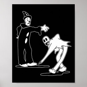 Der Clown Ghost Magic Tanz Poster