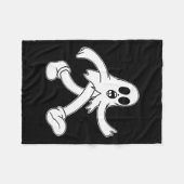 Der Clown Ghost Sheet Ghost Fleecedecke (Vorderseite (Horizontal))