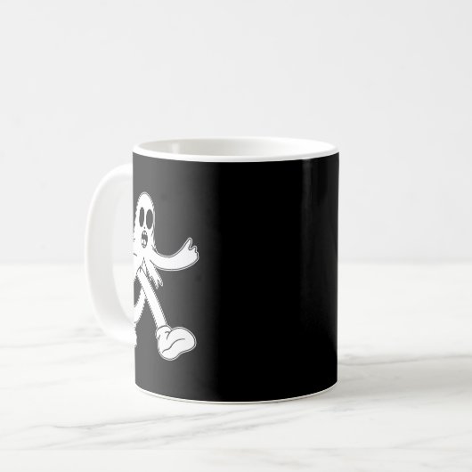 Der Clown Ghost Sheet Ghost Kaffeetasse (Vorderseite Links)
