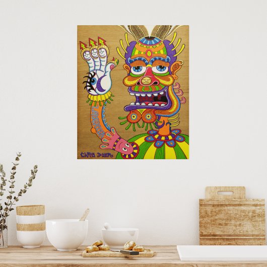 Der Clown ist ein Wiseman in Verkleidung Poster (Küche)