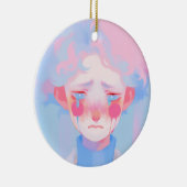 Der Clown Keramik Ornament (Rechts)