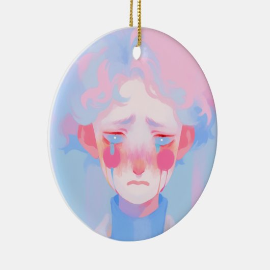 Der Clown Keramik Ornament (Rechts)