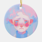 Der Clown Keramik Ornament (Vorne)