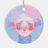 Der Clown Keramik Ornament (Hinten)