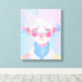 Der Clown Leinwanddruck (Insitu (Holzboden))