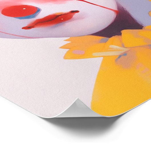 Der Clown Poster (Ecke)