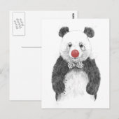 Der Clown Postkarte (Vorne/Hinten)