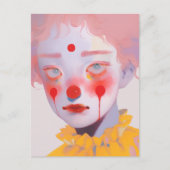 Der Clown Postkarte (Vorderseite)