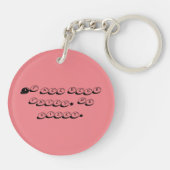 Der Clown-Schlüsselanhänger Schlüsselanhänger (Rückseite)