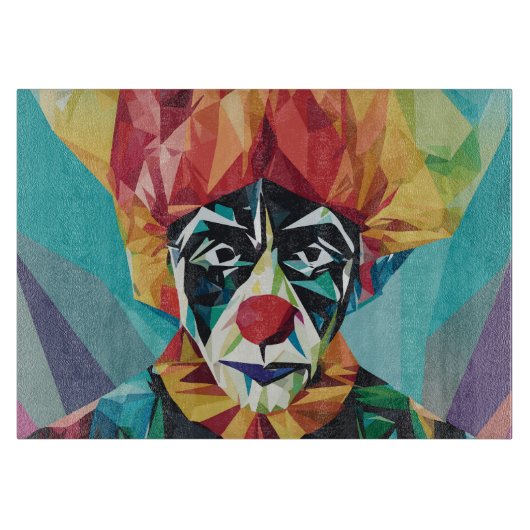 Der Clown Schneidebrett (Vorderseite)