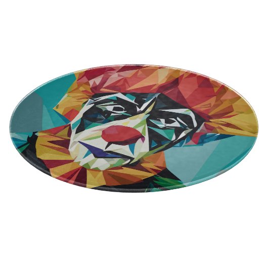 Der Clown Schneidebrett (Ecke)