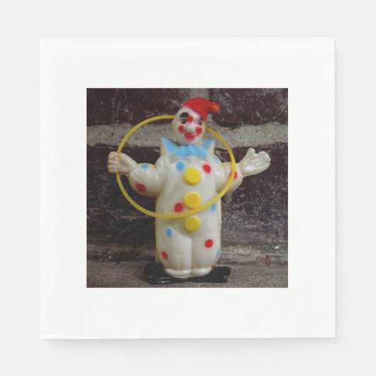 Der Clown Serviette (Vorderseite)