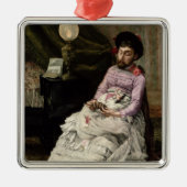 Der Clown Silbernes Ornament (Vorne)