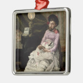 Der Clown Silbernes Ornament (Links)