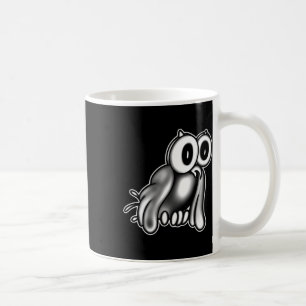 Der Clown X Owl Ghost X Vintager Cartoon Kaffeetasse