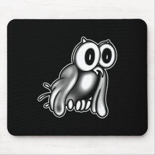 Der Clown X Owl Ghost X Vintager Cartoon Mousepad