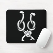 Der Clowngeister hat sich verdreht Mousepad (Mit Mouse)
