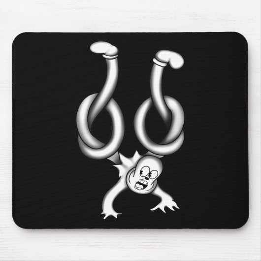 Der Clowngeister hat sich verdreht Mousepad (Vorne)