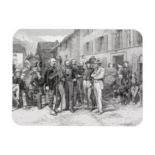 Der Clubraum von Zermatt im Jahre 1864, "vom Magnet