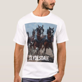Der Clydesdale der Männer PferdT - Shirt
